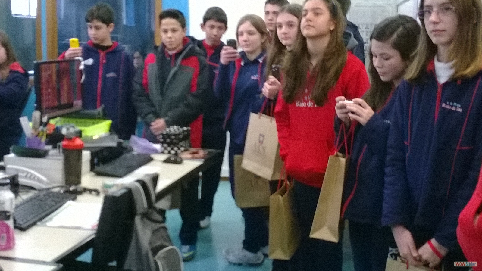 Visita na TV UCS